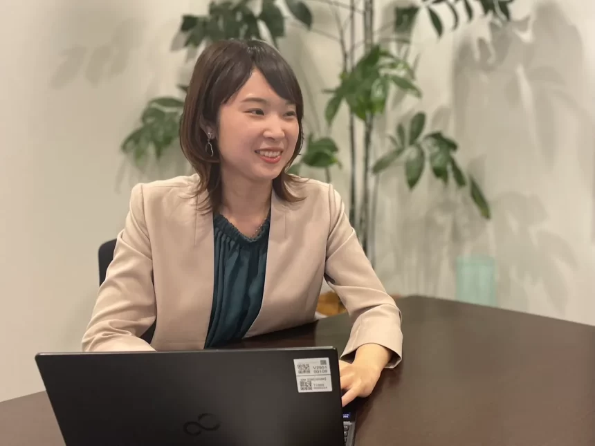 川原さん　インタビュー風景