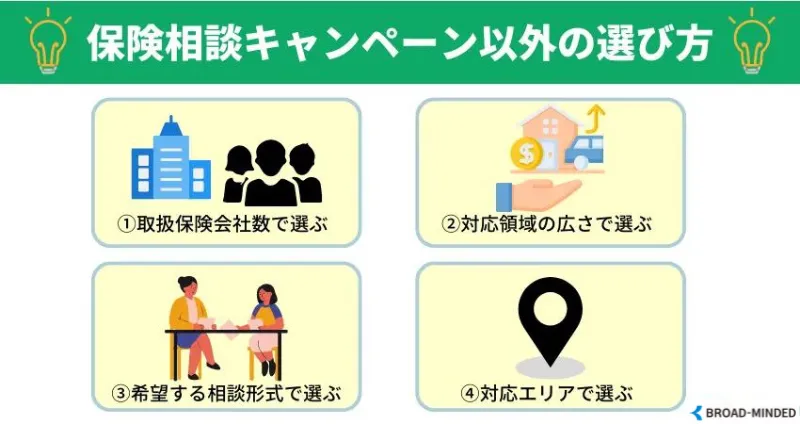 保険相談キャンペーン 選び方